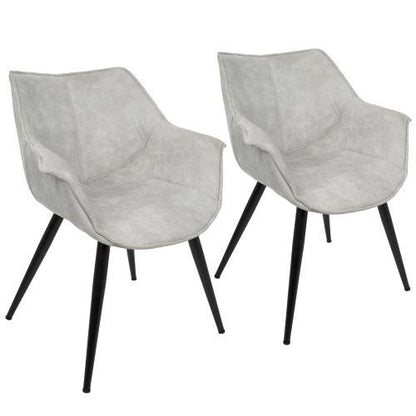 Wrangler - Industrial Chair (Set of 2) - Gray