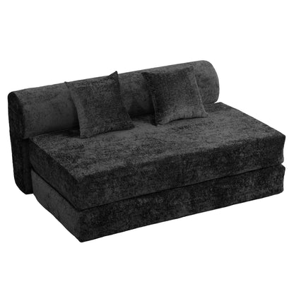 Convertible Design Sofa Bed, 2 Seater Fold Out Floor Couch