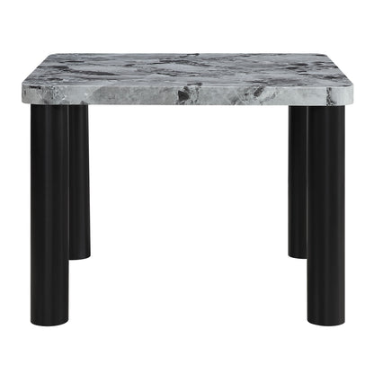 Square Frame Dining Table - Gray