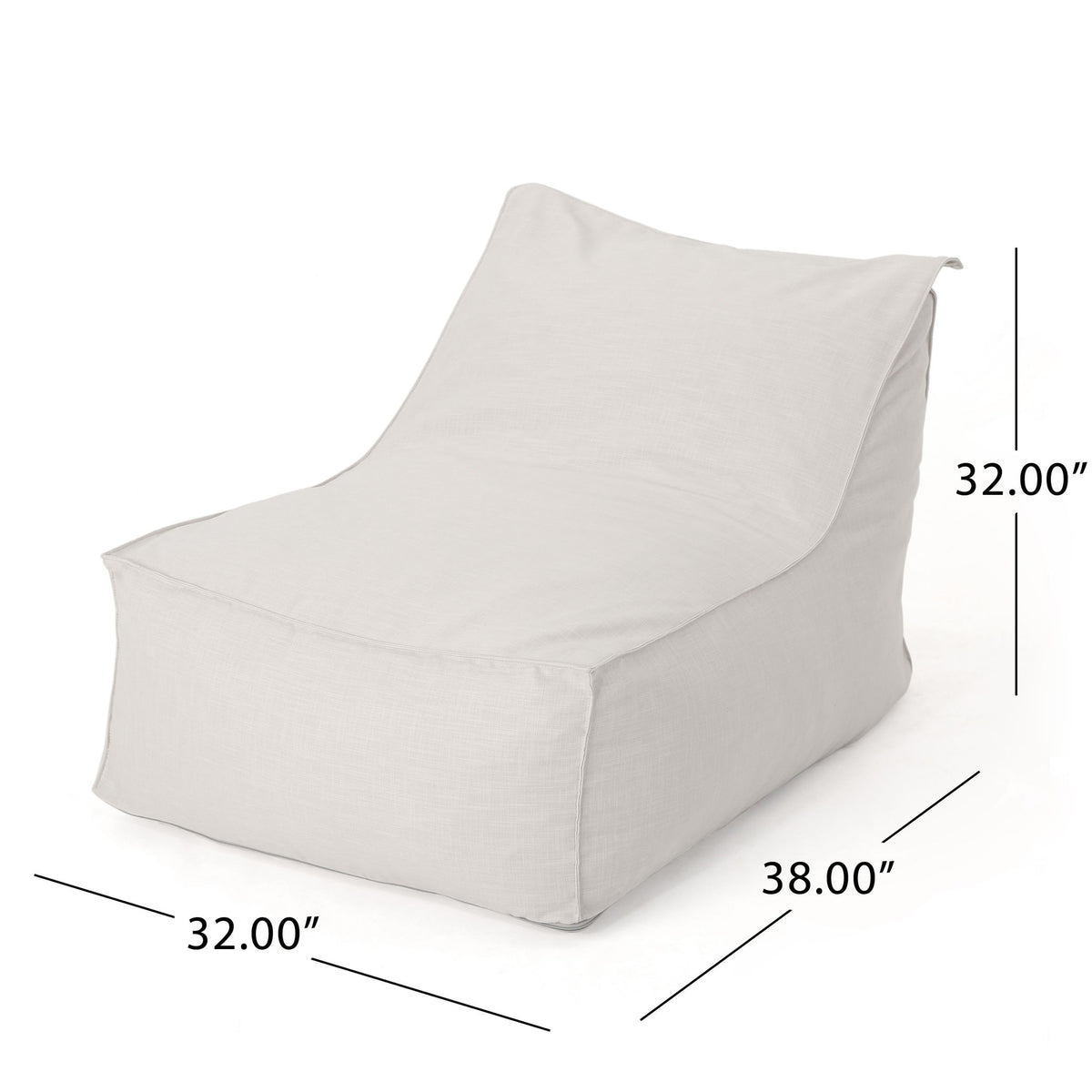 Ettie - Water Resistant Fabric Bean Bag Chair