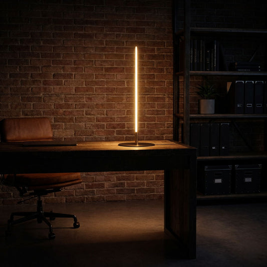 Dimond - LED Table Lamp With On / Off Switch Round Base - Black / Gold