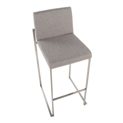 Fuji - Contemporary And Modern Elegance High Back Barstool
