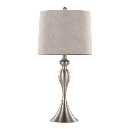 Ashland - Table Lamp (Set of 2) - Gray - Linen