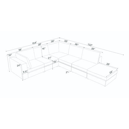 Reversible Modular Sectional