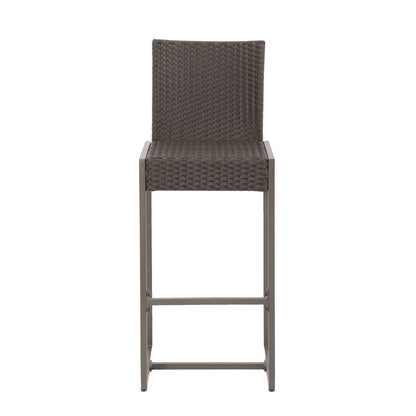 Outdoor Barstool With Hand Crafted Details (Set of 2)