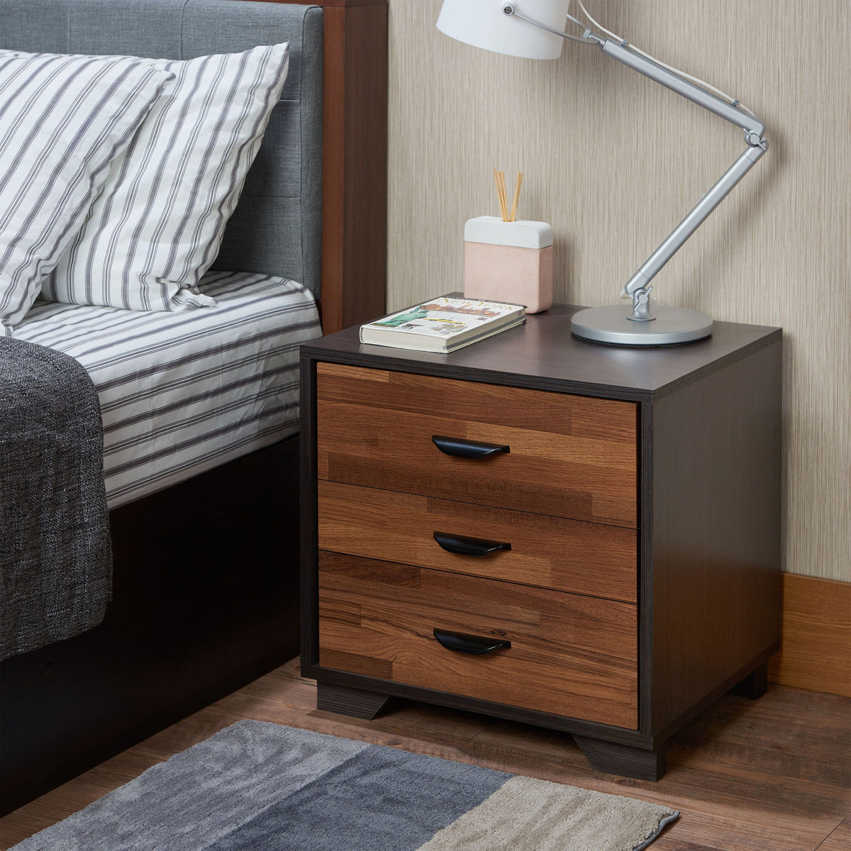 Eloy - Accent Table - Walnut / Espresso