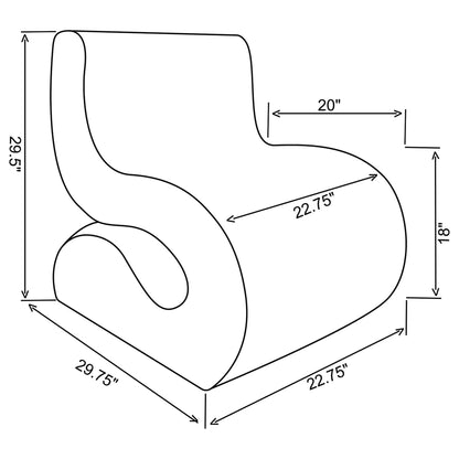 Austin - Armless Curved Chair