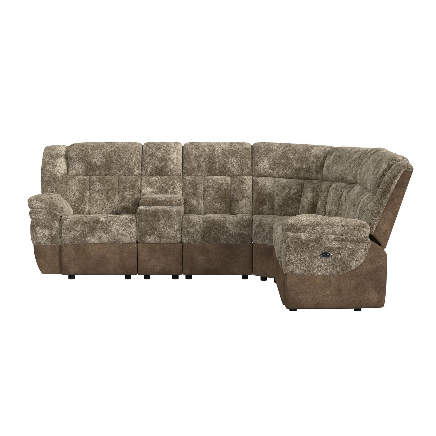 Santorini - RHF Power Motion Recliner - Dillon / Shire Cappuccino