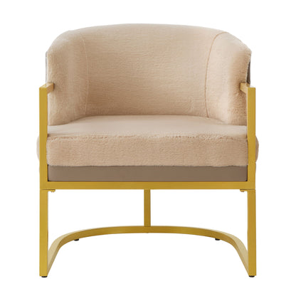 Upholstered Reading Accent Armchair For Living Room