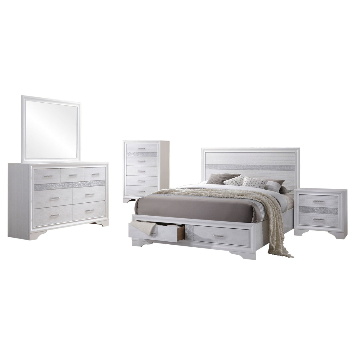 Corbin - Glittering Bedroom Set