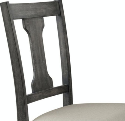 Wallace - Side Chair (Set of 2) - Gray / Tan