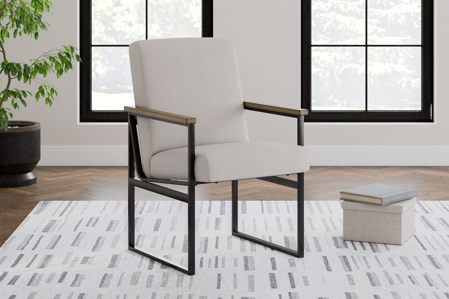 Montia - Home Office Desk Chair - Light Brown