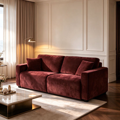 2 Seater Pull Out Sofa Bed, Modern Convertible Sleeper