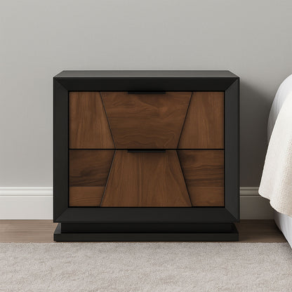 Houston - 2 Drawer Nightstand - Walnut