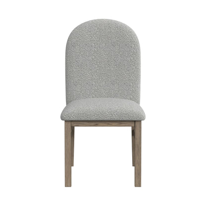 Portland - Round Back Side Chair (Set of 2) - Gray
