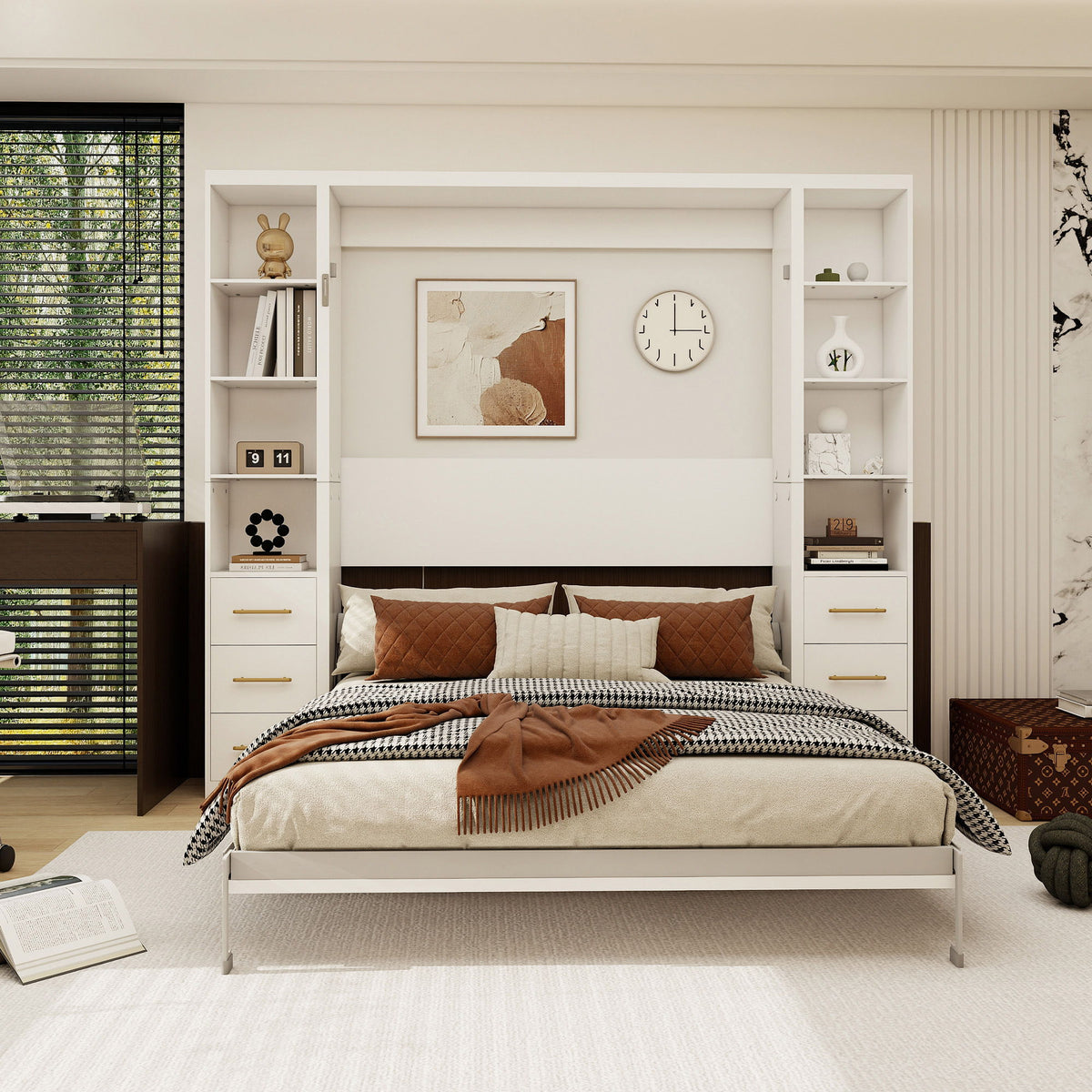 Multifunctional Vertical Murphy Wall Bed