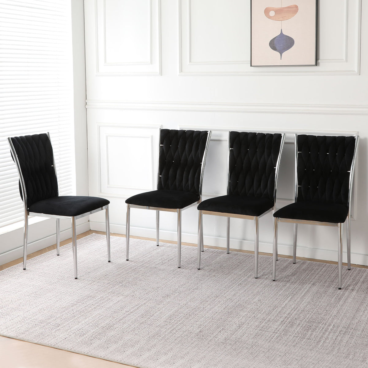 Modern Dining Chair Set For Dining Room