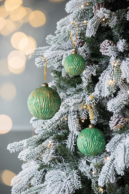 Christmas Ball Glass Decorative Hanging Ball Christmas Tree Ornaments For Holiday Party Decorations