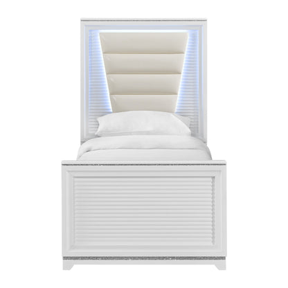 Denmark - Upholstered Bed With LED