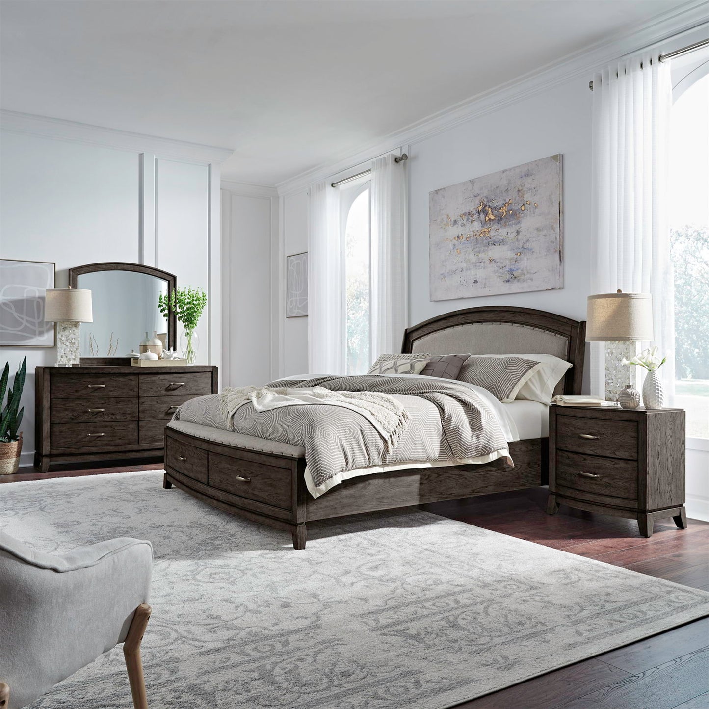 Avalon - Upholstered Bedroom Set