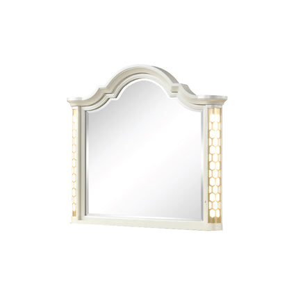 Jasmine - Mirror With Side LED Lighting - Beige