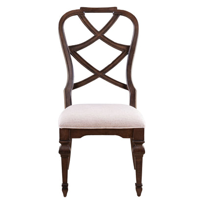 Provence Park - Wood Back Side Chair (RTA) - Brown