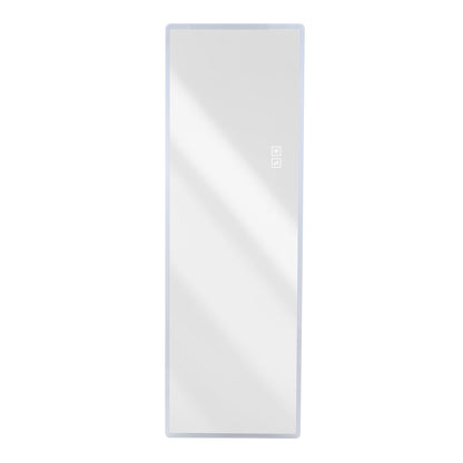 LED Full Length Mirror With Frosted Edge Lighting, 3 Color Temperatures