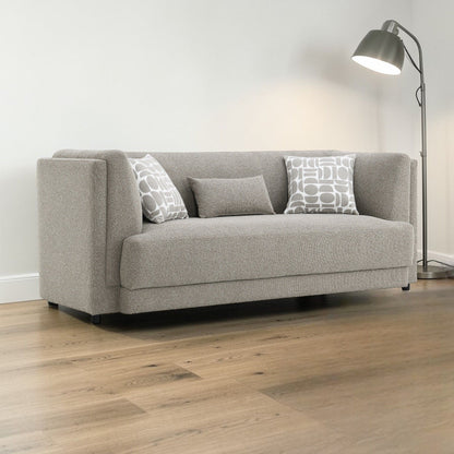 Glenda - Sofa With 3 Pillows - Gray