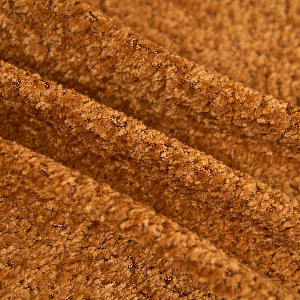 Chair Laid Back Loveseats, Curved Backrest With No Armrests - Caramel