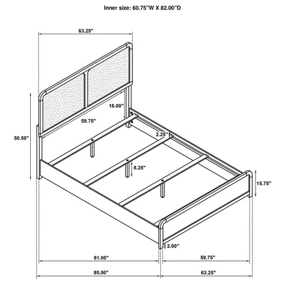 Burton - Bed With Upholstered Headboard