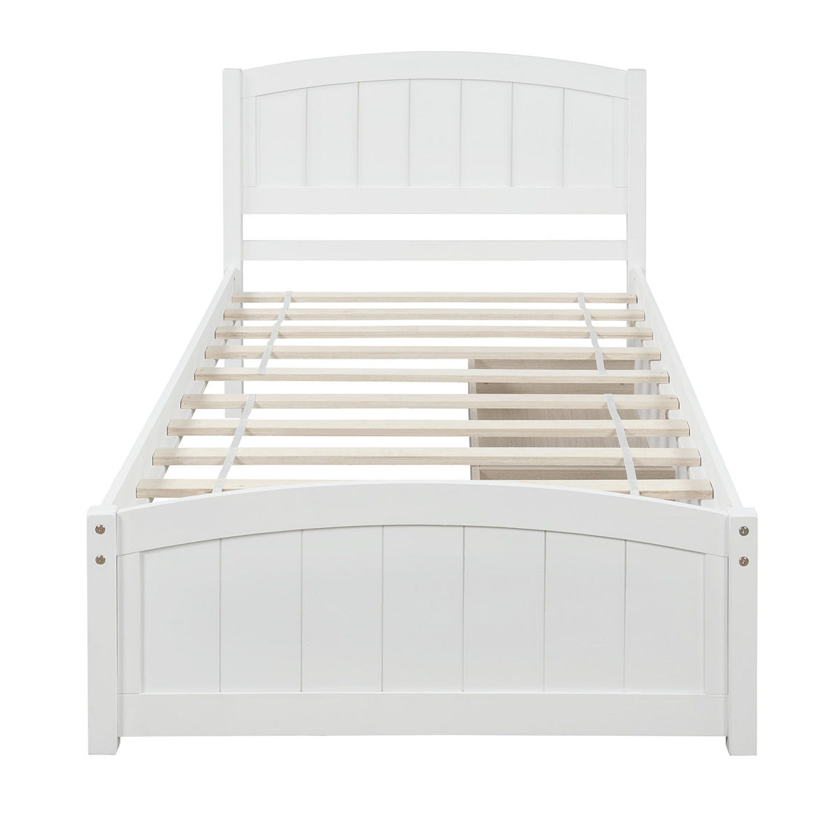 Platform Bed & Headboard, Footboard And Wood Slat Support