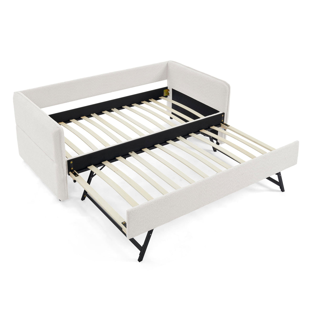 Upholstered Daybed With Pop Up Trundle