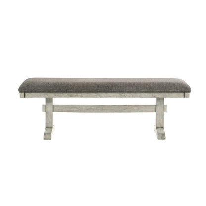 Hallendale - Upholstered Dining Bench (RTA) - White