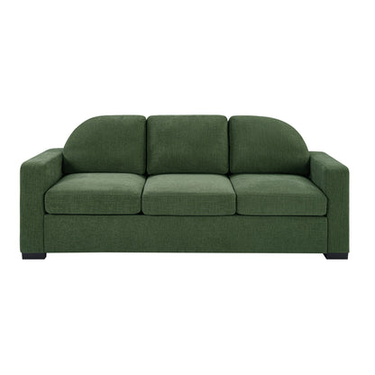 Modern 3 Seater Sofa With Curved Backrest