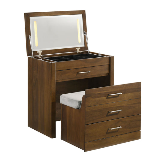 Malibu - Dressing Table - Walnut