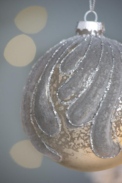 Decorative Hanging Ball Christmas Tree Ornaments For Holiday Party Decorations (Set of 6)