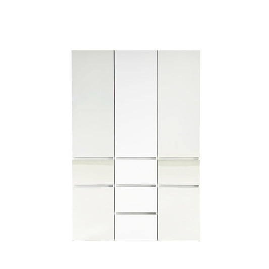 Elise - Modular Closet System With Mirror - White