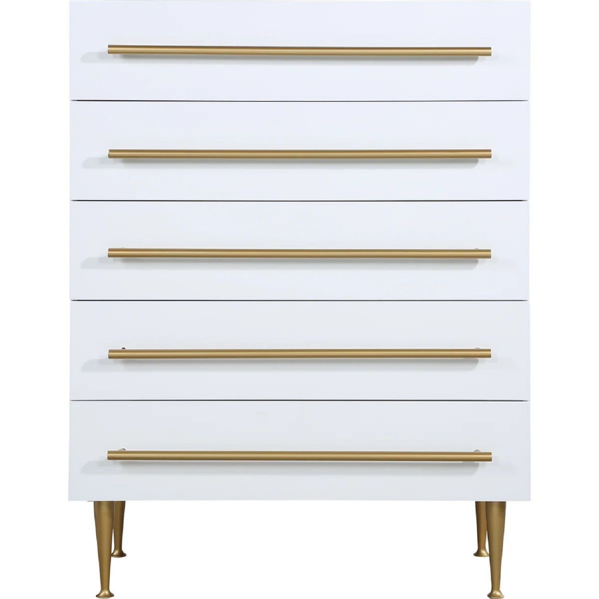 Contemporary 5 Drawer Chest For Bedroom