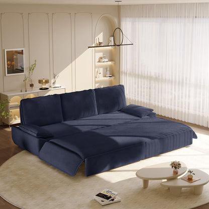 King Size Pull Out Sofa Bed, 3 In 1 Convertible Multifunctional