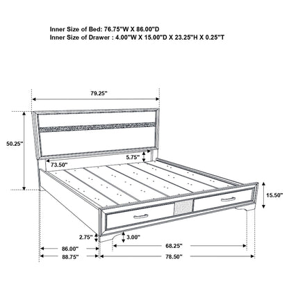 Annie - Panel Bed