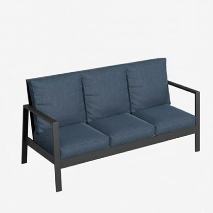 3 Seat All-Weather Patio Sofa With Cushions