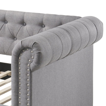 Justice - Twin Daybed With Trundle - Gray