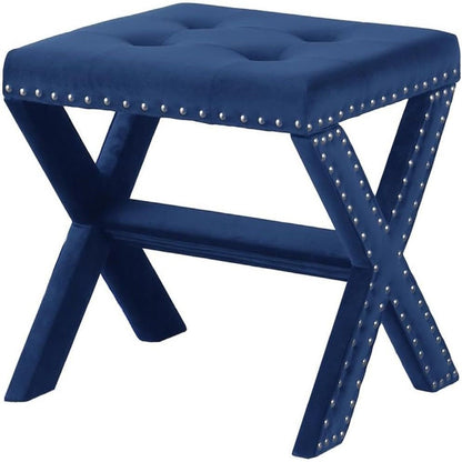 Upholstered Accent Bench With Nailhead Trim