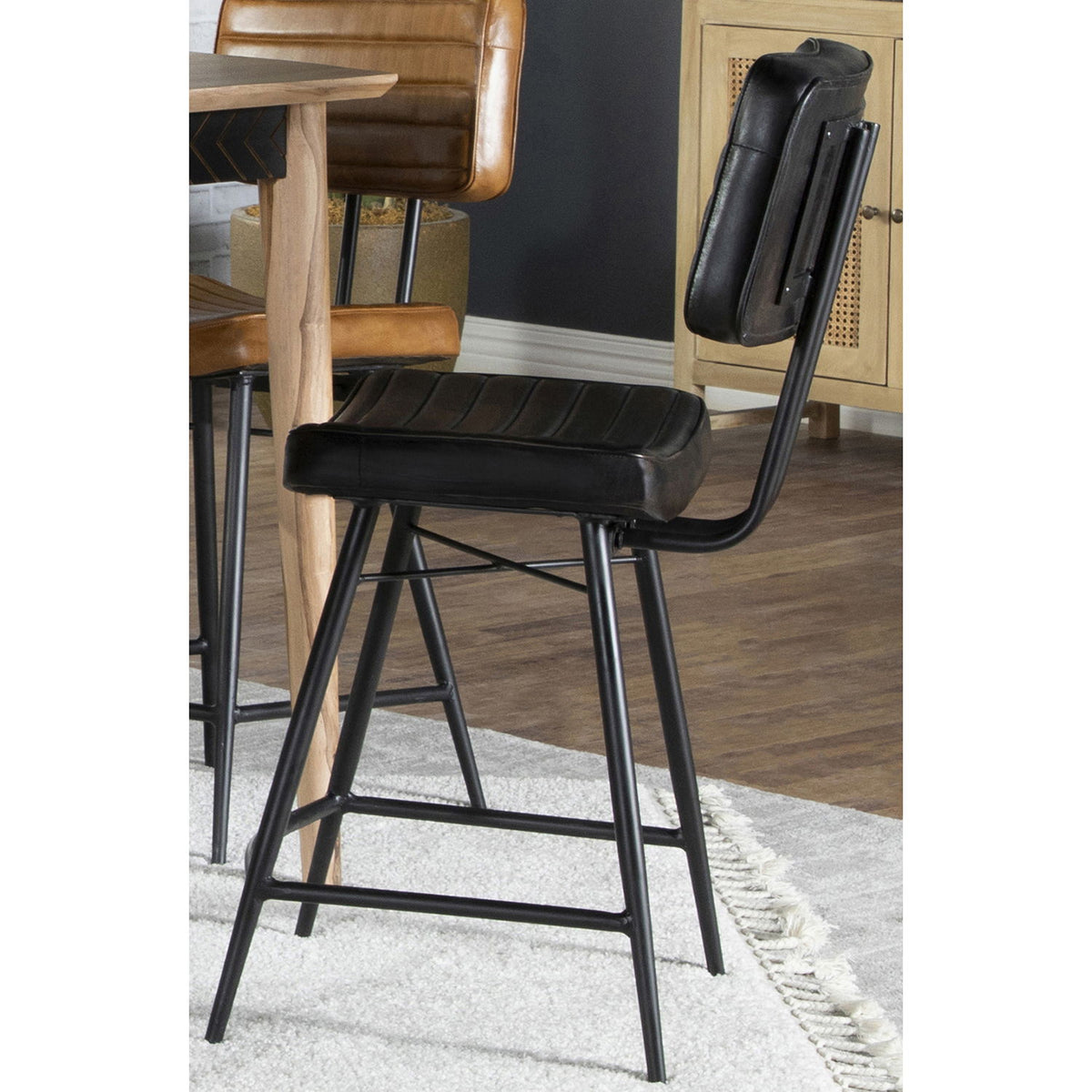 Senko - Upholstered Counter Chair (Set of 2)