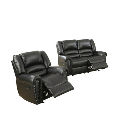 Modern Living Room Set With Nailhead Trim