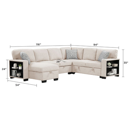 Cairo - Sectional With Pullout Sleeper