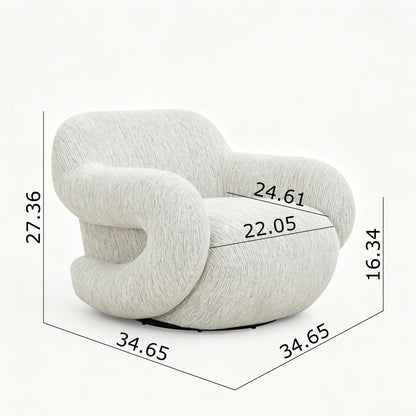 Swivel Chair - Light Gray