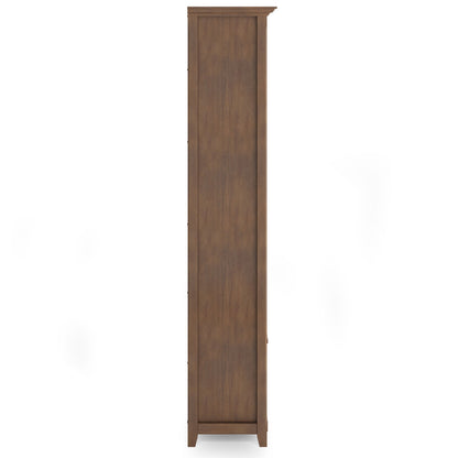 Amherst - 5 Shelf Bookcase - Rustic Natural Aged Brown
