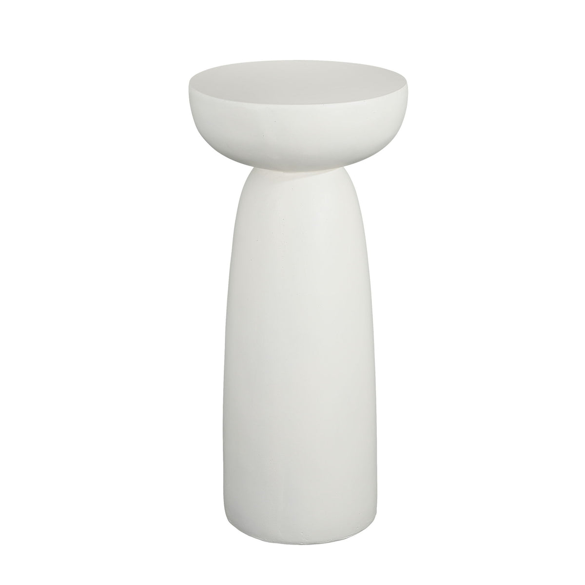 Magnesium Oxide Plant Stand - White
