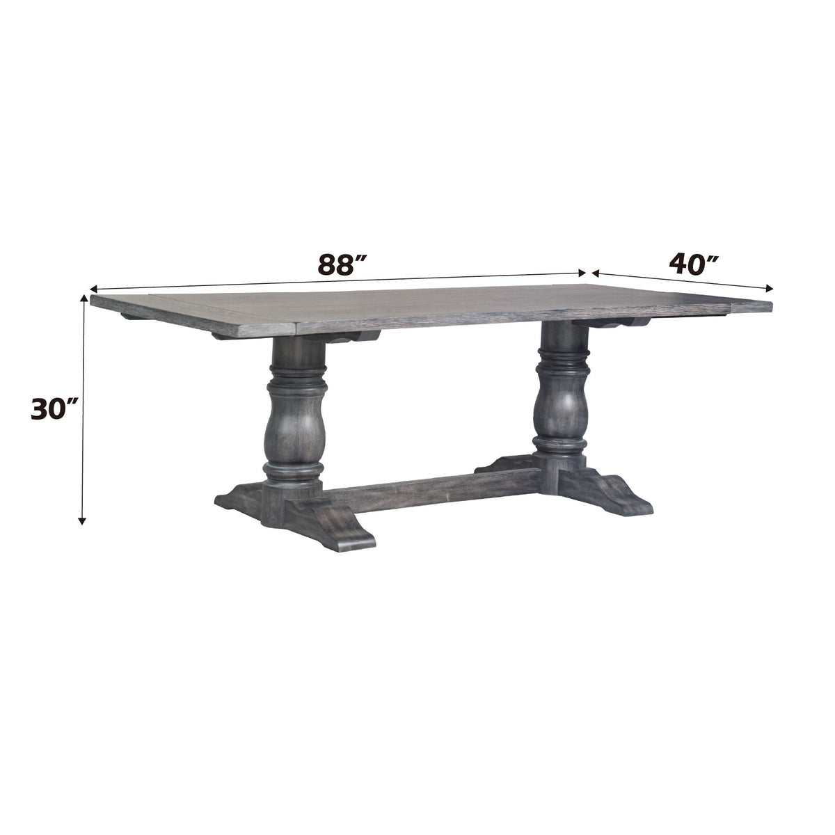 Leventis - Dining Table - Gray